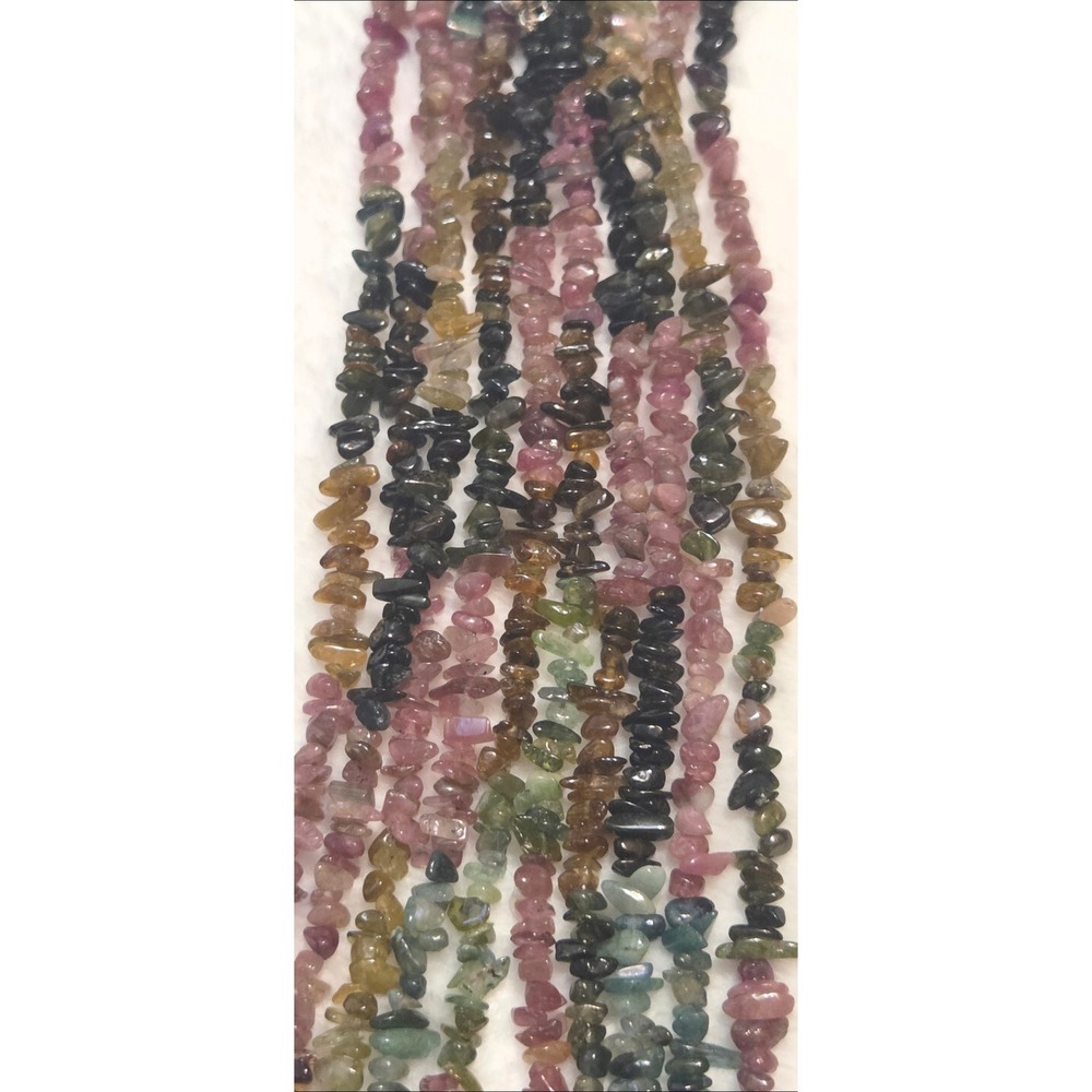 Multi-Strand Gemstone Chip Necklace + FREE Brand-New Napier Jewelry Bonus! - Picture 4 of 6